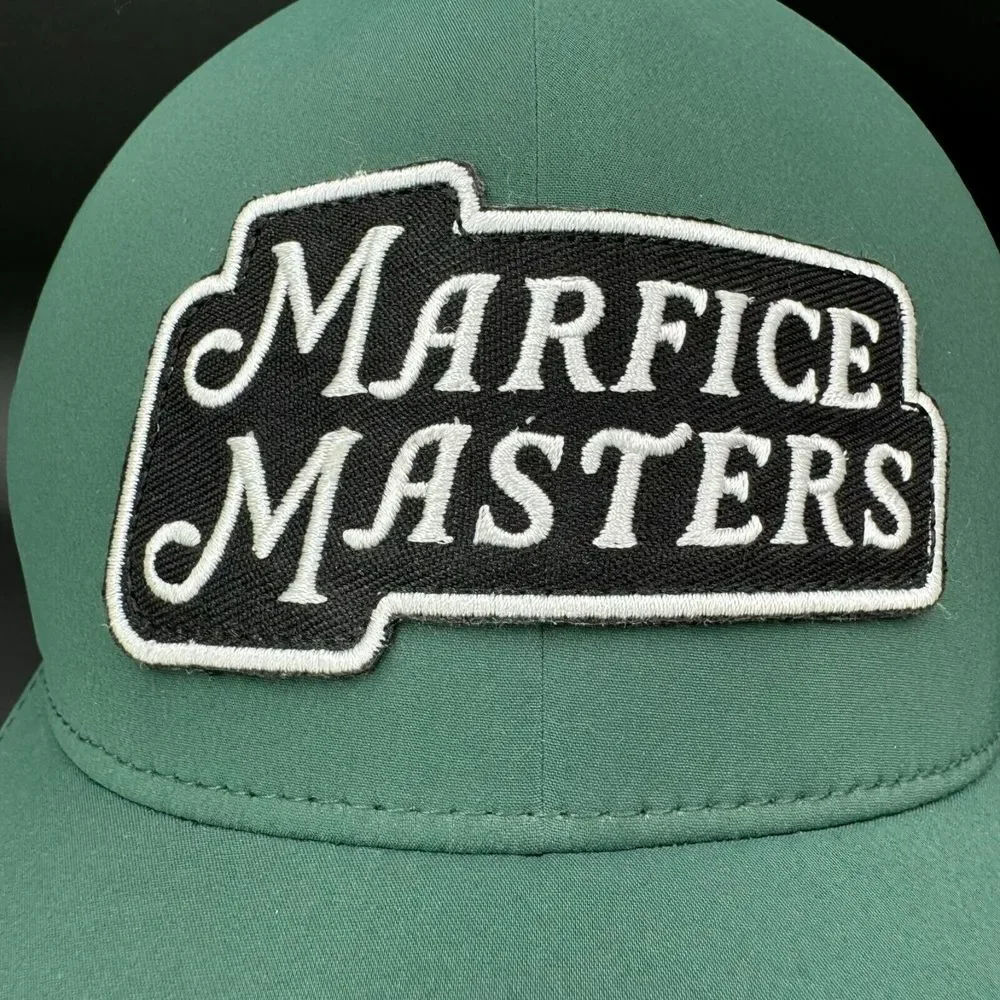 NEW Jeff Marfice Masters Charity Cap‎ Small/Medium Flexfit Delta Green Patch - Picture 3 of 12